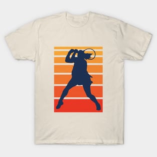 Vintage Women Tennis Silhouette T-Shirt